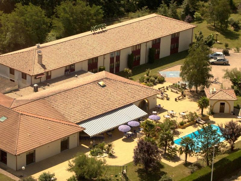 Logis Hotel Restaurant Solenca Ногаро Экстерьер фото