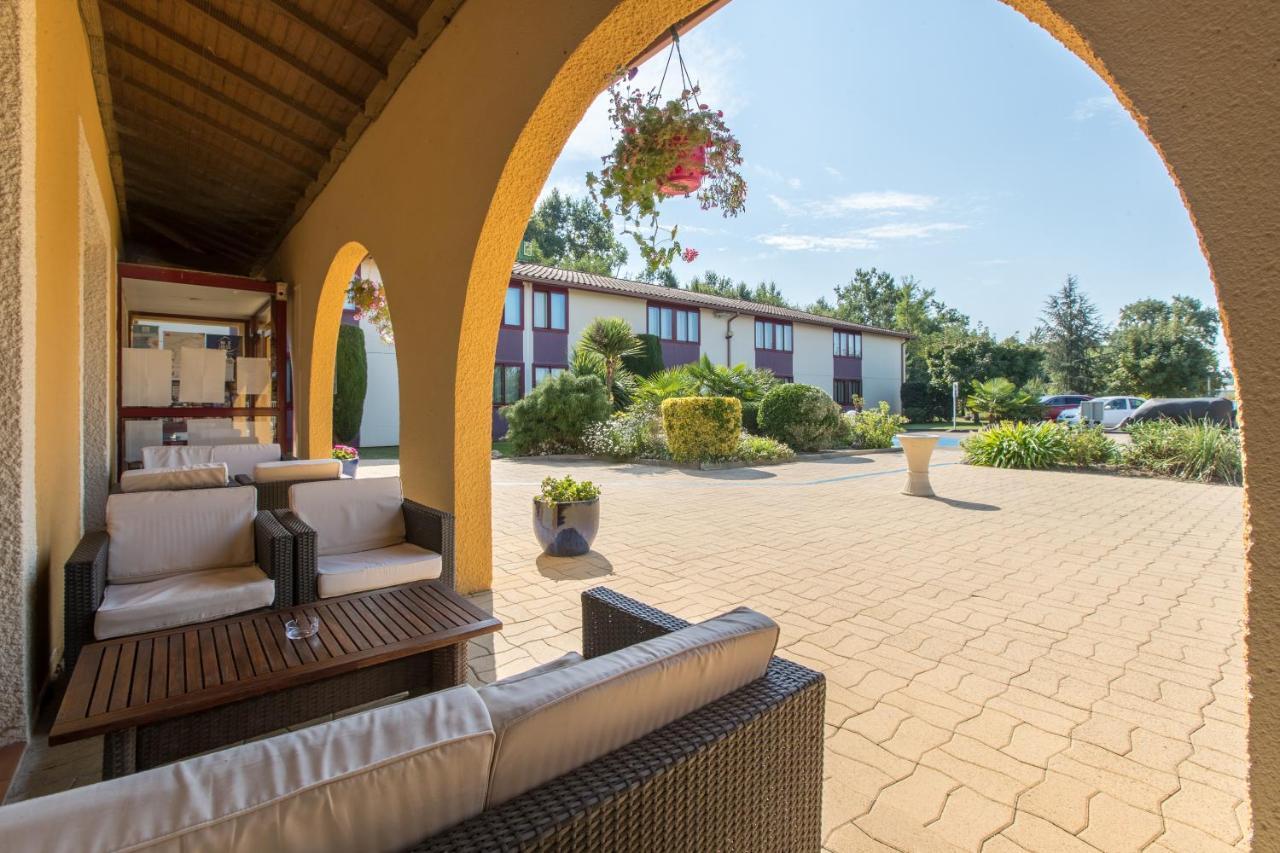 Logis Hotel Restaurant Solenca Ногаро Экстерьер фото